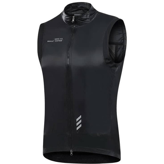 Santic Mario Windproof Gilet Black