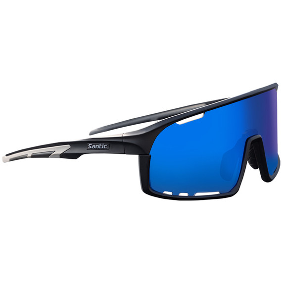 Santic Sunglasses QY Photochromic Matte Black/Blue Iridium