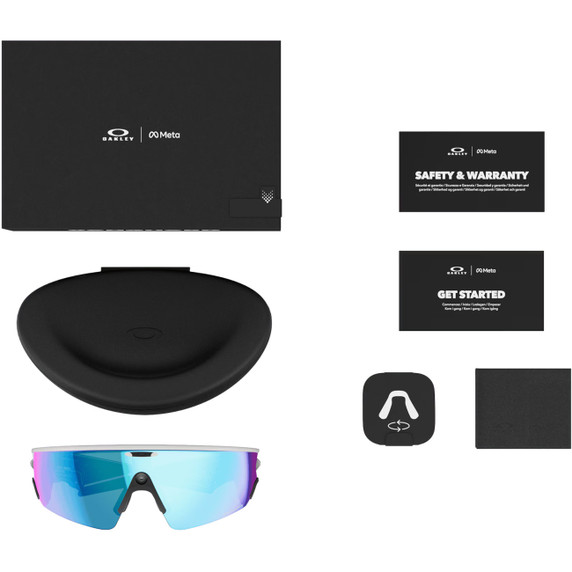 Oakley Meta Vanguard White With Prizm Sapphire Lens