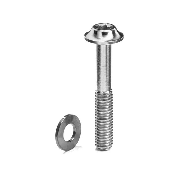 AbsoluteBLACK Titanium Flat Mount Caliper Bolt Grey