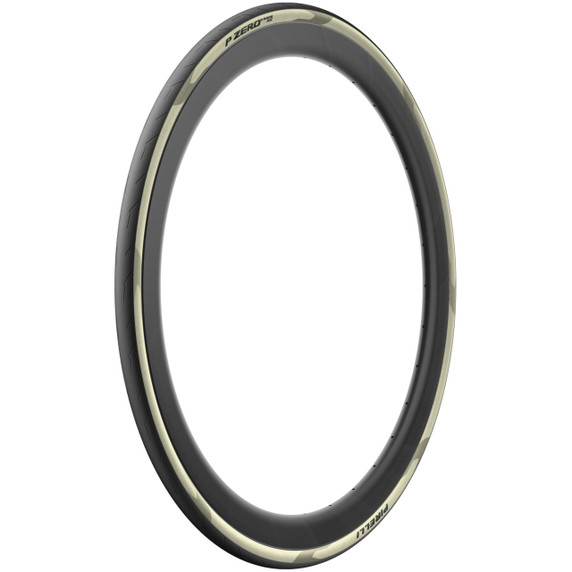 Tan Wall Pirelli Tyre with Black Logo