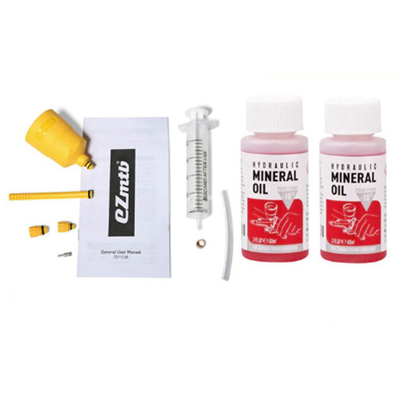 EZMTB Shimano Basic Brake Bleed Kit W/ 2 x Mineral Oil