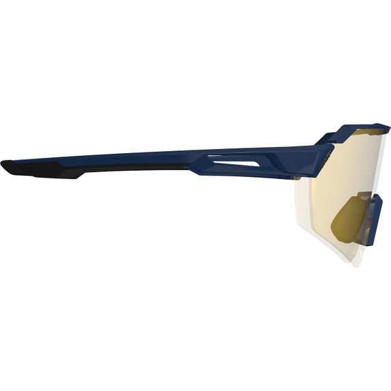 Leatt RideViz Sunglasses Lite Blue Iriz Crystal Platinum 10 VLT