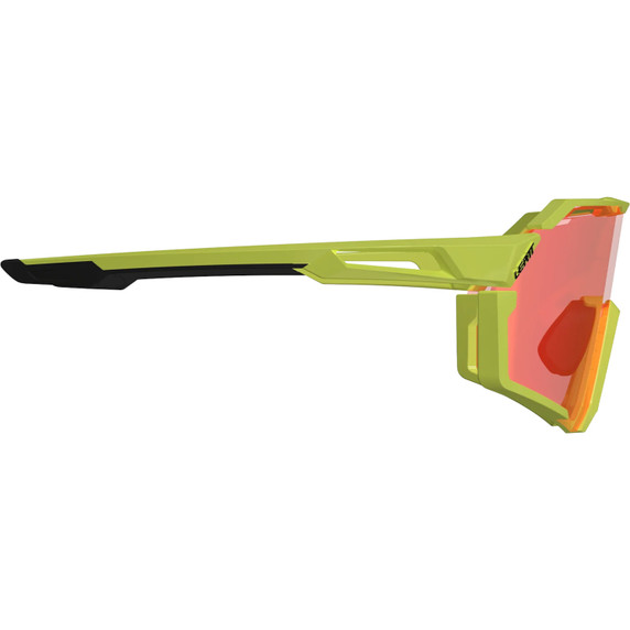 Leatt RideViz Sunglasses Pro Neon Yellow Iriz Silver 13 VLT
