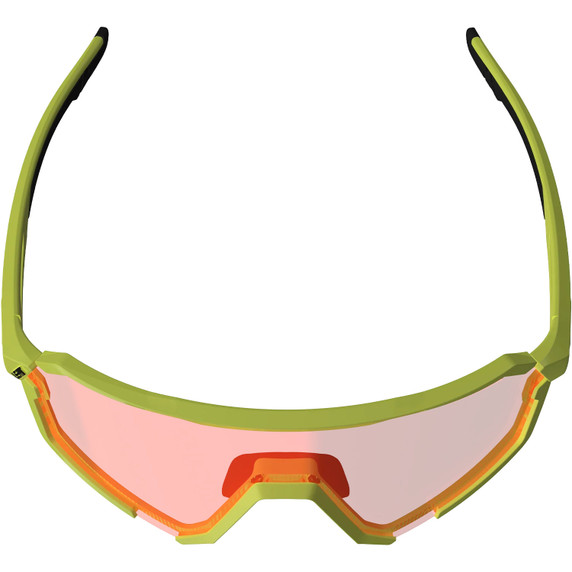 Leatt RideViz Sunglasses Pro Neon Yellow Iriz Silver 13 VLT