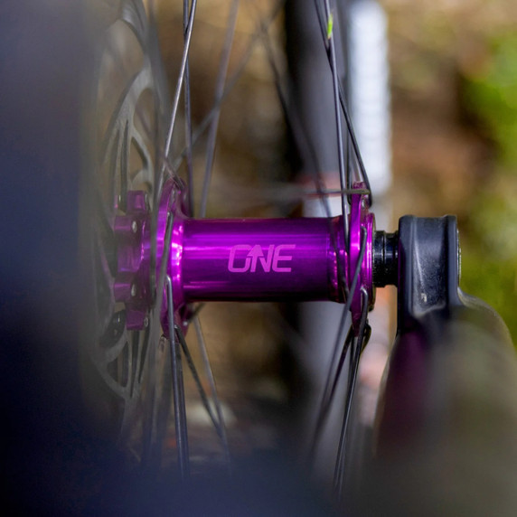 OneUp Components Front Hub Boost 15x110mm 28H Black