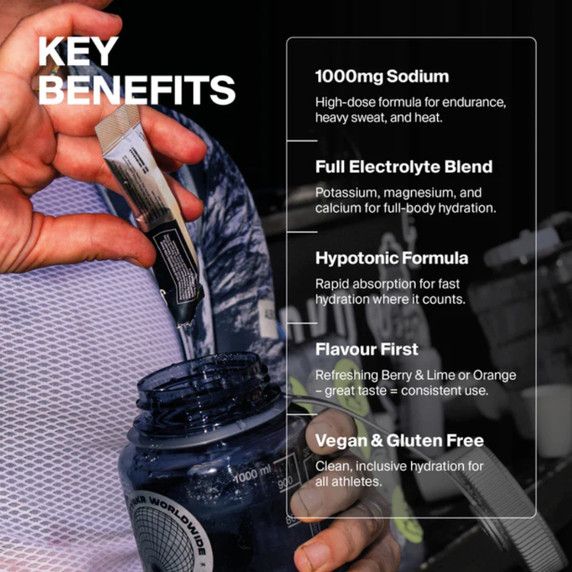 Styrkr SLT+ Berry Lime High Strength Electrolyte Sachet