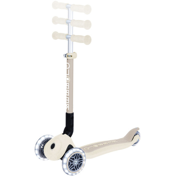 Globber Ecologic Junior Foldable Scooter Lights Coconut