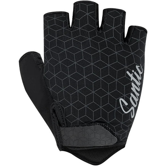 Santic Gloves Maud Velcro Black