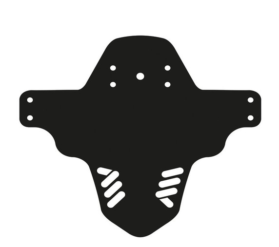 All Mountain Style Mud Guard - Black/White