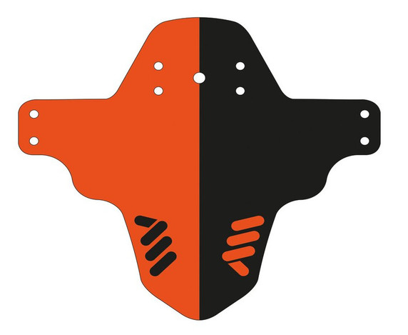 All Mountain Style Mud Guard - Orange/Black