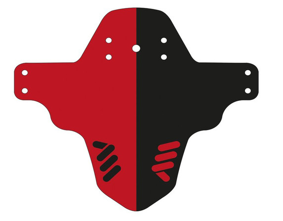 All Mountain Style Mud Guard - Red/Black