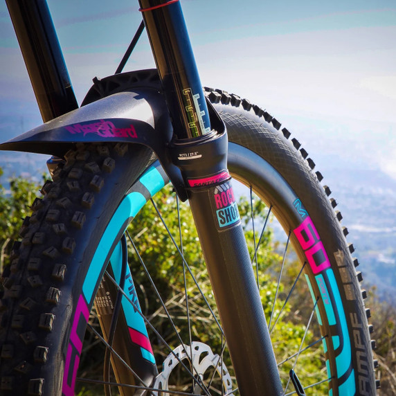 All Mountain Style Fork Guard - Clear/Silver