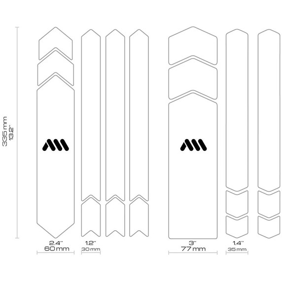 All Mountain Style Frame Guard Full - Clear Camo