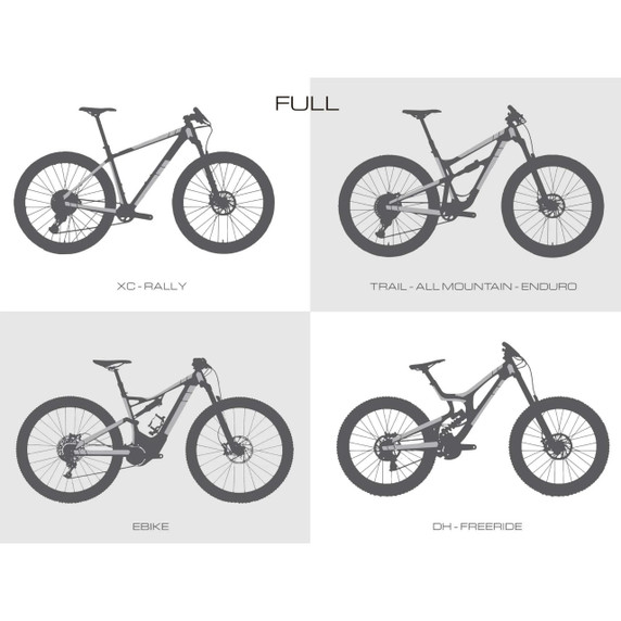 All Mountain Style Frame Guard Full - Clear Camo