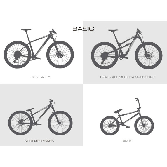 All Mountain Style Basic Frame Guard - Clear/Silver