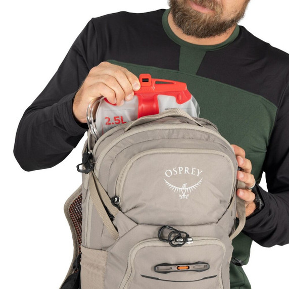 Osprey Raptor 14 Hydration Pack w/ Reservoir Pediment Grey