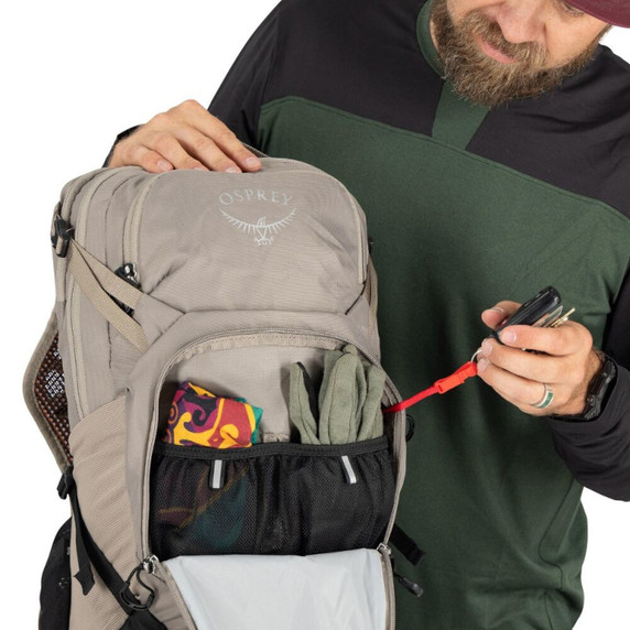 Osprey Raptor 14 Hydration Pack w/ Reservoir Pediment Grey