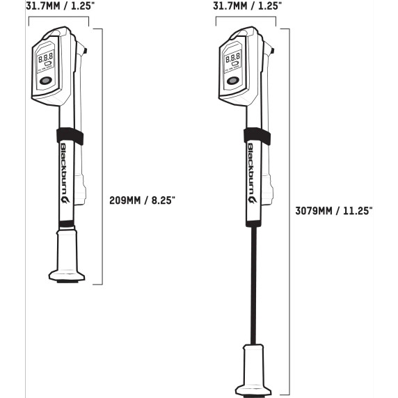 Blackburn Honest Digital Shock Pump