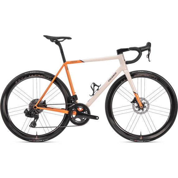 Colnago Steelnovo Frameset Orange-Pearl White SNPP