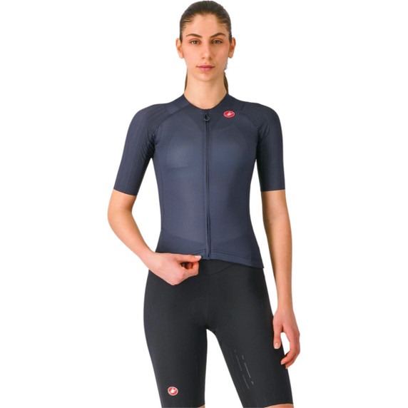 Castelli Aero Pro 8S Womens Jersey Belgian Blue