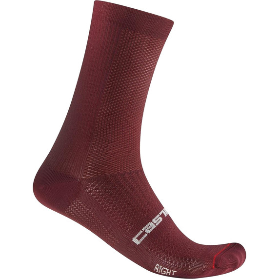 Castelli Espresso 18 Socks Deep Bordeaux