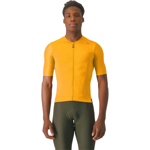 Castelli Espresso Jersey Vivid Orange/Dark Gray