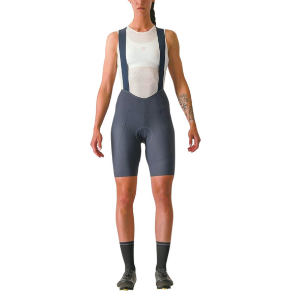 Castelli Espresso Womens DT Bibshort Twilight Blue