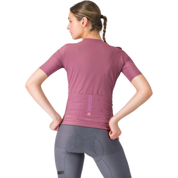 Castelli Premio Evo Womens Jersey Deep Purple