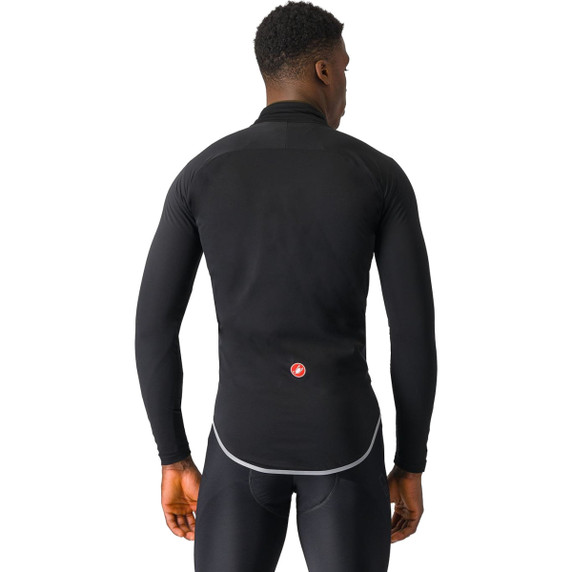 Castelli Ultra Rain Cape Black/Silver Reflex