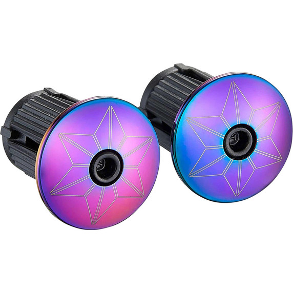 Supacaz Super Sticky Kush Splat Oil Slick + Oil Slick Star Plugz