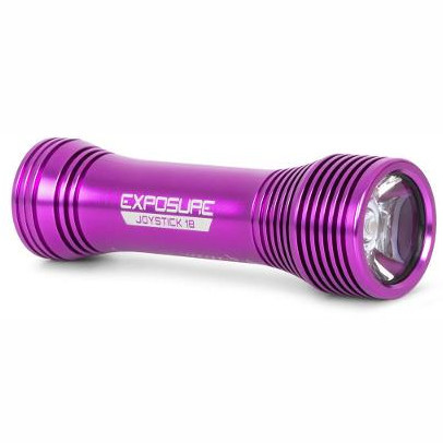 Exposure Joystick Mk18 Front Light W/ Helmet and Handlebar Mounts Purple