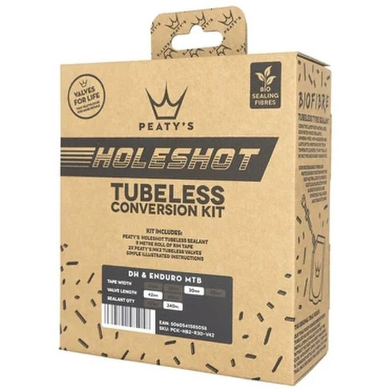 Peaty's Holeshot Tubeless Conversion Kit