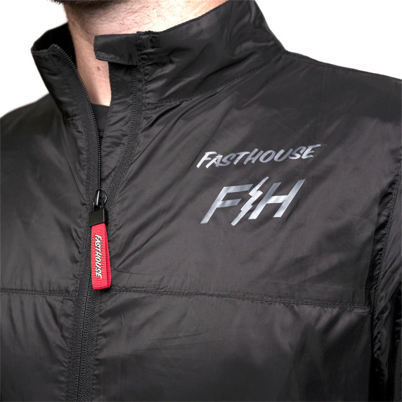 Fasthouse Tracker Packable Windbreaker Black