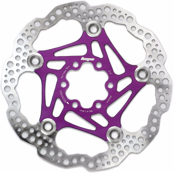 Hope Floating Purple 6-Bolt Disc Brake Rotor