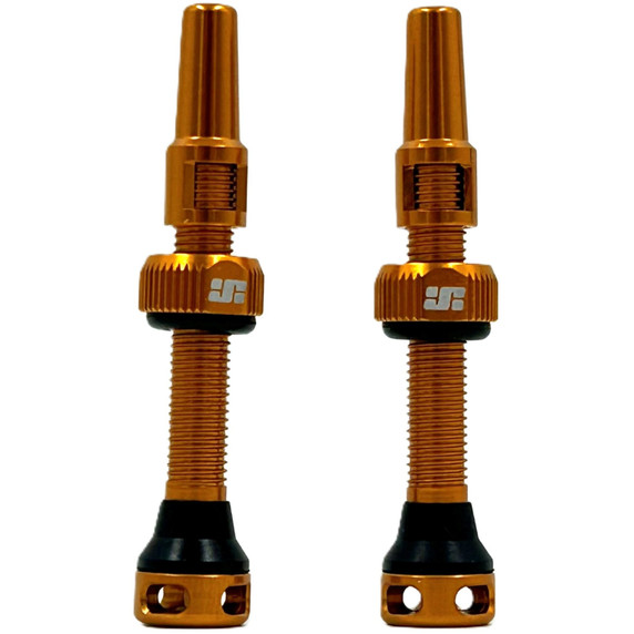 JetBlack JetValve Tubeless Valves 44mm Dark Gold