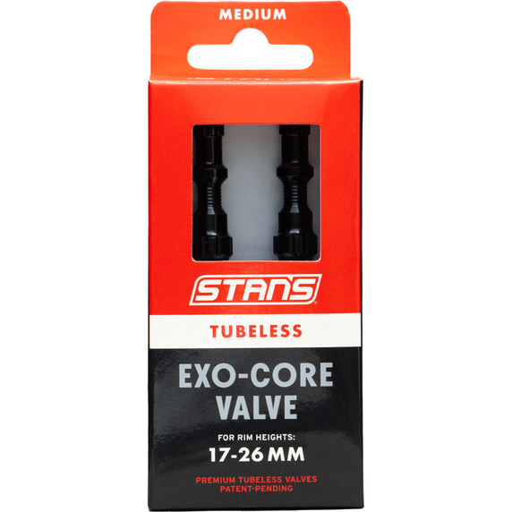 Stans NoTubes Exo-Core Tubeless Valves Medium Black