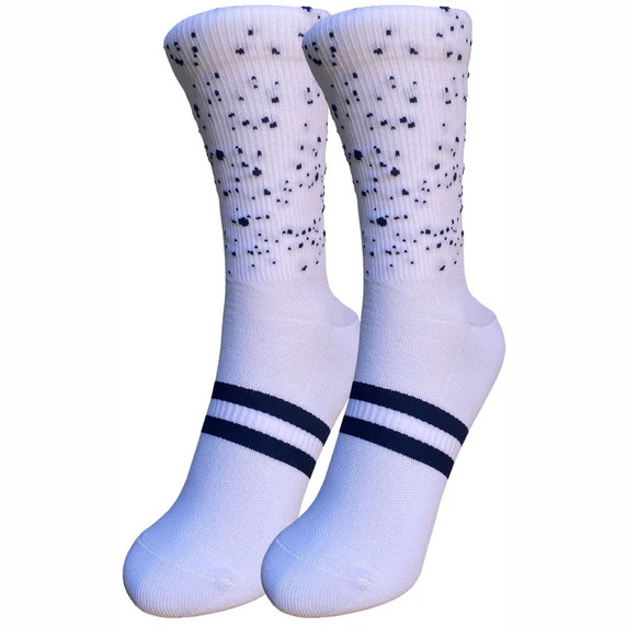 Zeffz Speckle Sock White/Black