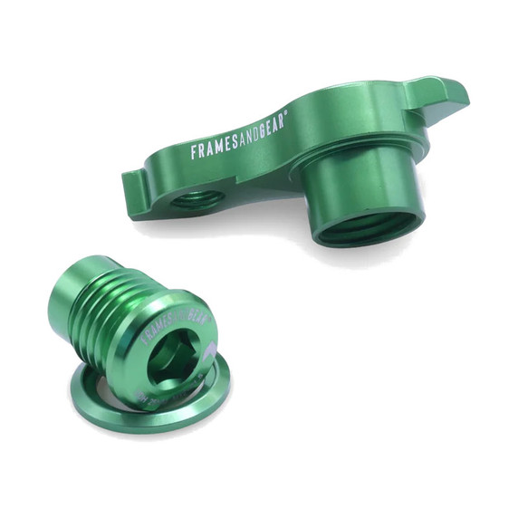 Framesandgear UDH Direct Mount Derailleur Hanger SRAM Green