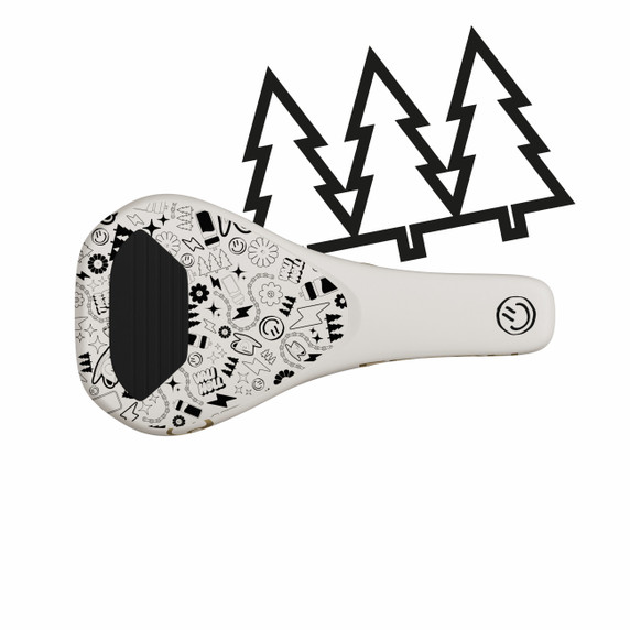 Ergon SM Downhill Comp Saddle Vali Höll Edition White/Gold