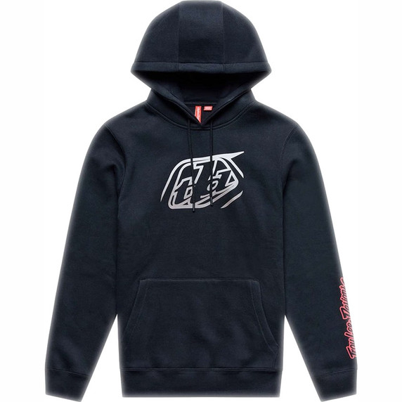 Troy Lee Designs Badge Pullover Hoodie Black / Gray