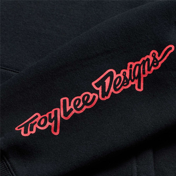 Troy Lee Designs Badge Pullover Hoodie Black / Gray