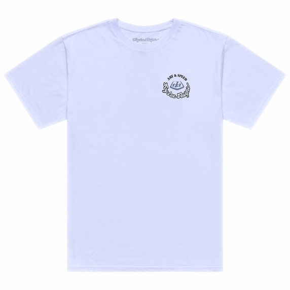Troy Lee Designs Carb Club Short Sleeve Tee White