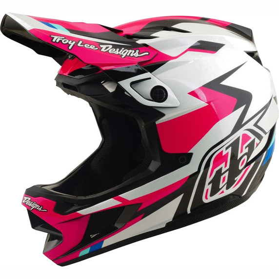 Troy Lee Designs D4 AS Polyacrylite Helmet Roamer Magenta
