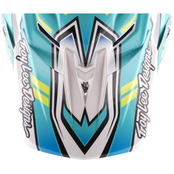 Troy Lee Designs D4 Visor Crest Real Teal