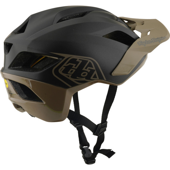 Troy Lee Designs Flowline AS Helmet Point Charcoal / Timber