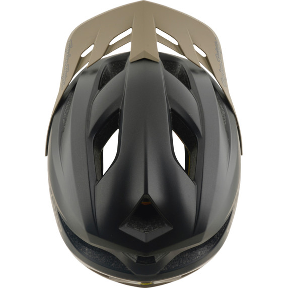 Troy Lee Designs Flowline AS Helmet Point Charcoal / Timber