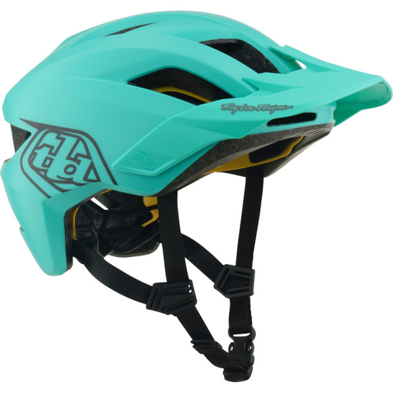 Troy Lee Designs Flowline Youth AS Helmet Point Charcoal / Real Teal