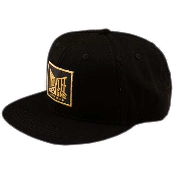 Troy Lee Designs Handlebar Flat Bill Snapback Hat Black