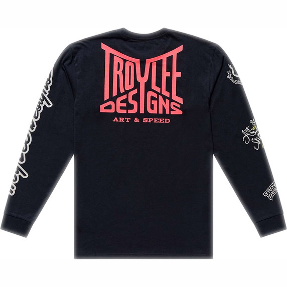Troy Lee Designs Handlebar Long Sleeve Tee Black